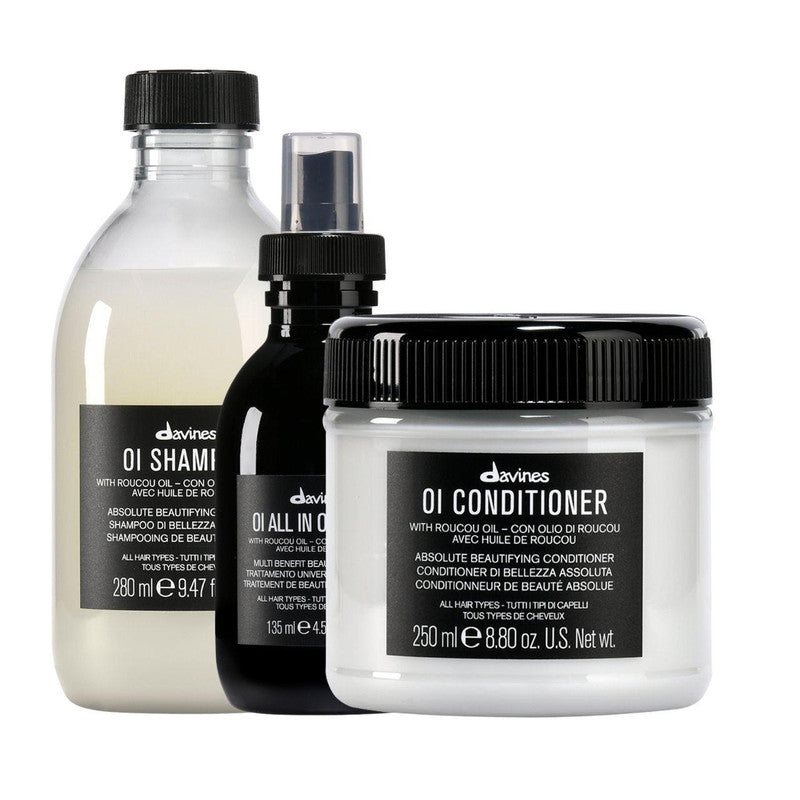 DAVINES OI TRIO Shampoo Conditioner discount Oil